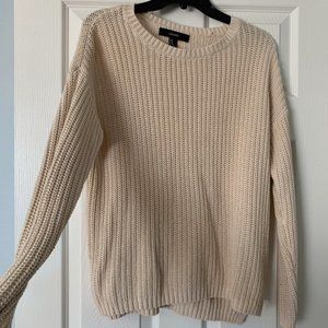 Beige Knitted Sweater
